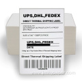 A6 direct thermal label Fanfold shipping label roll